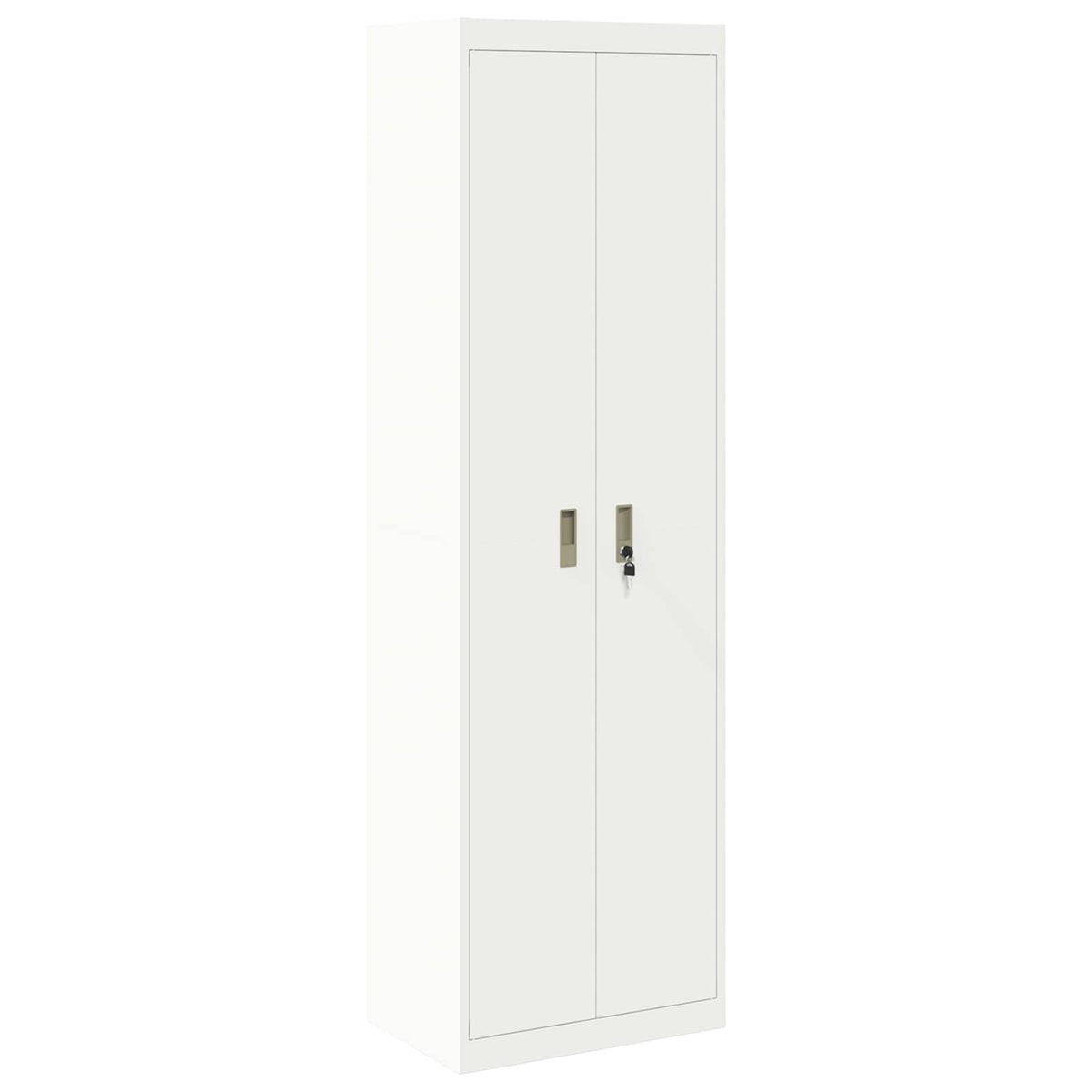 vidaXL Storage Cabinet White 60 x 40 x200 cm Steel 2