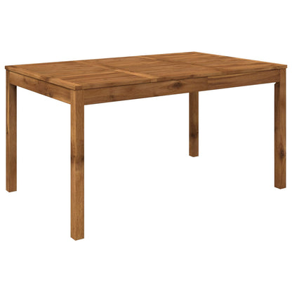Garden Dinner Table Natural 147 cm 88.5 cm