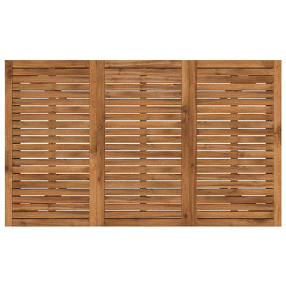 Garden Dinner Table Natural 147 cm 88.5 cm