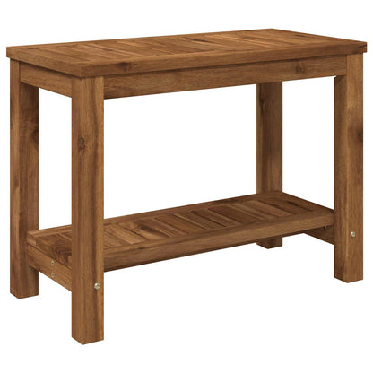 vidaXL Coffee Table Natural 60.5 x 30 x 45 cm Solid Acacia Wood 2