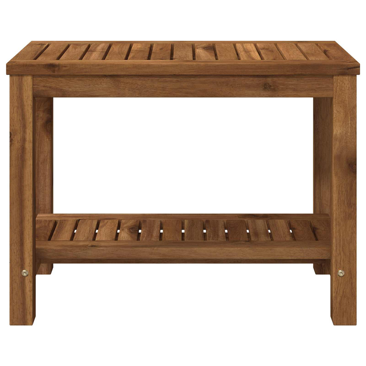 vidaXL Coffee Table Natural 60.5 x 30 x 45 cm Solid Acacia Wood 3