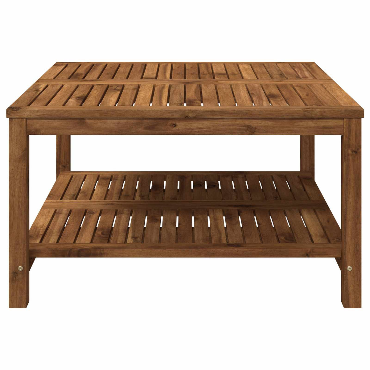 Coffee Table Solid Acacia Wood Natural 80.5 cm 80 cm