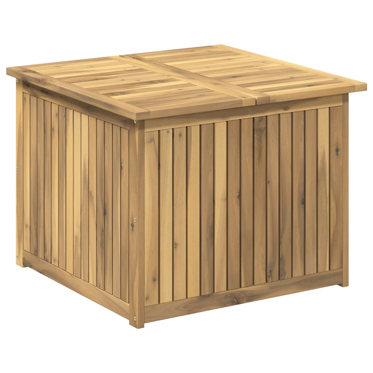 vidaXL Garden Storage Box Solid Acacia Wood 70.5 x 68.5 x 53.5 cm 2