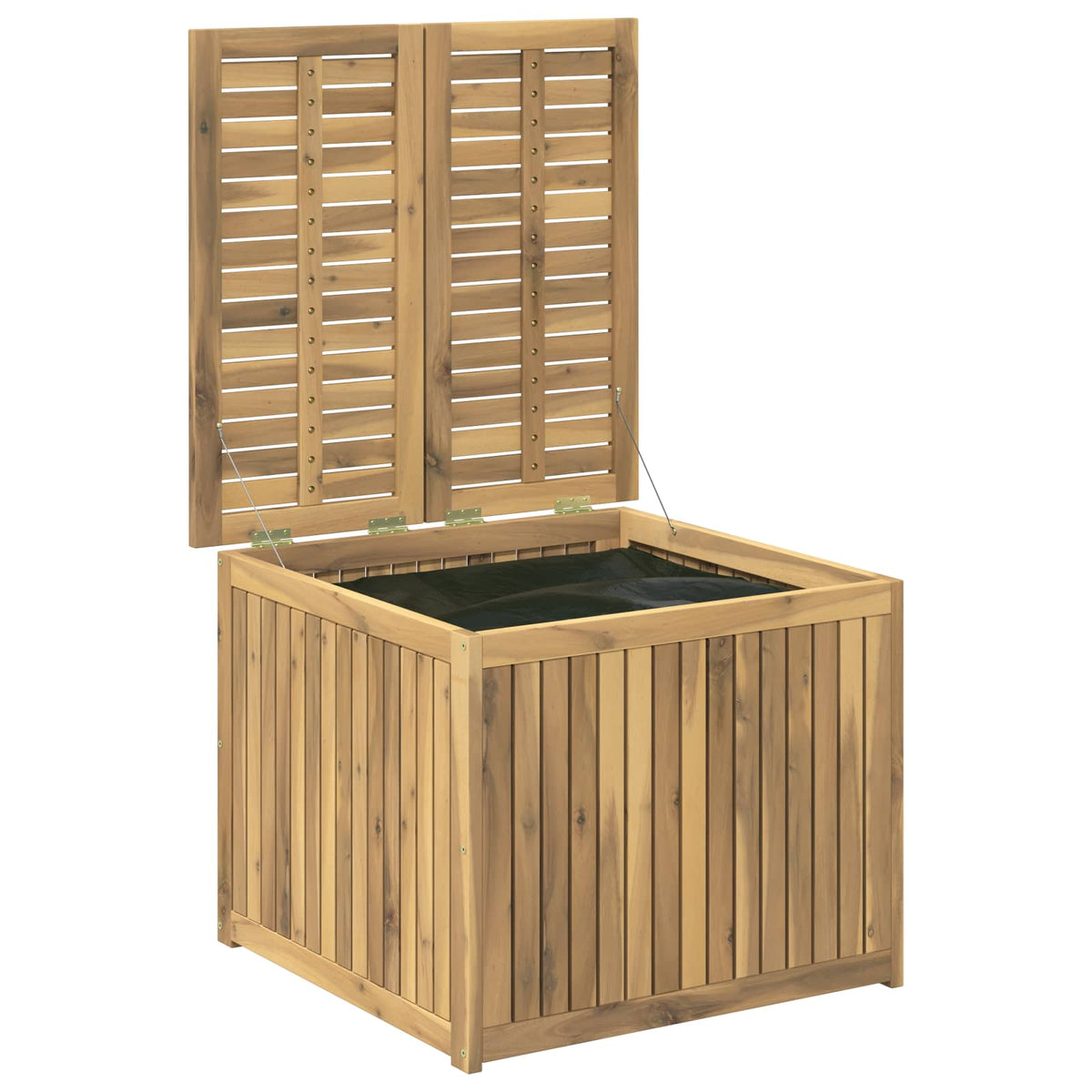 vidaXL Garden Storage Box Solid Acacia Wood 70.5 x 68.5 x 53.5 cm 3