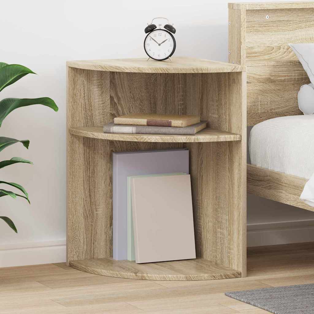 End Table 39.5 x 39.5 x 60 cm Engineered Wood Sonoma oak 39.5 cm