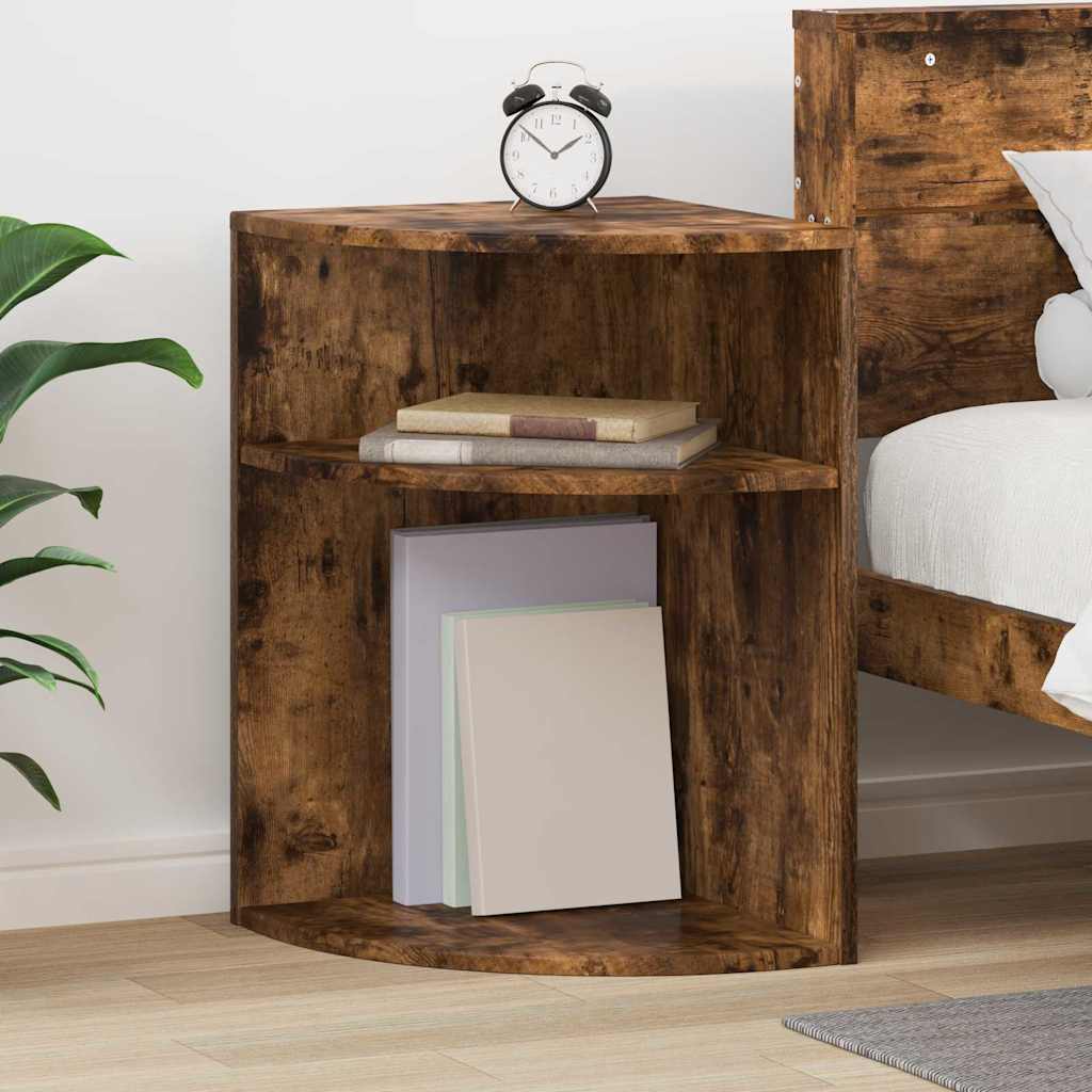 End Table 39.5 x 39.5 x 60 cm Engineered Wood Smoked oak 39.5 cm