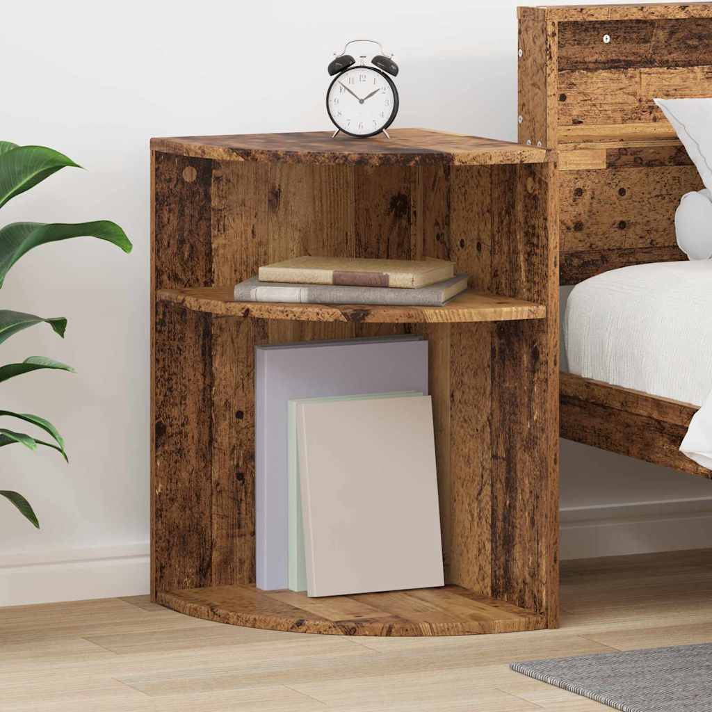 End Table 39.5 x 39.5 x 60 cm Engineered Wood Old wood 39.5 cm