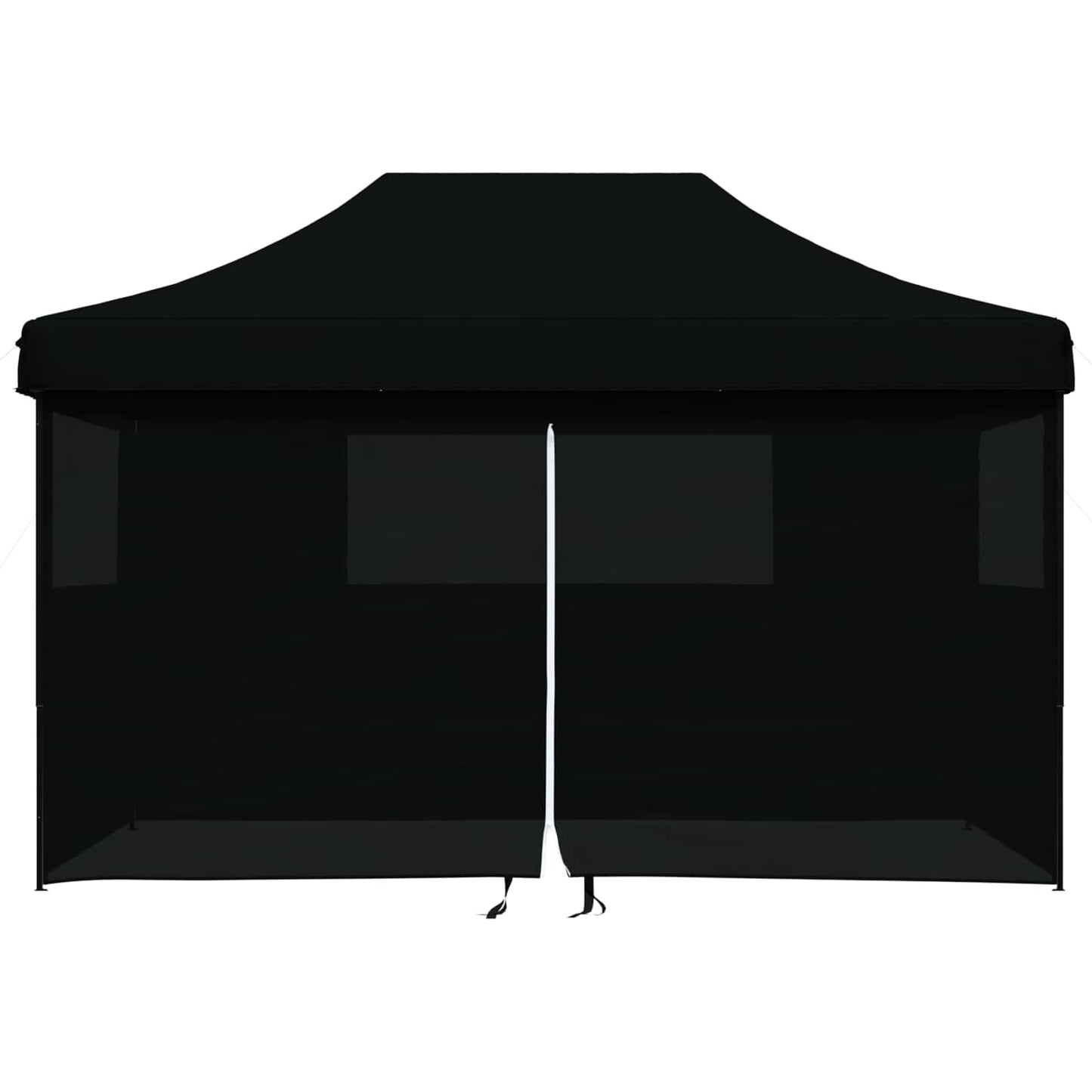 vidaXL Party Tent 292 x 440 x 315 cm Black Oxford Fabric 4