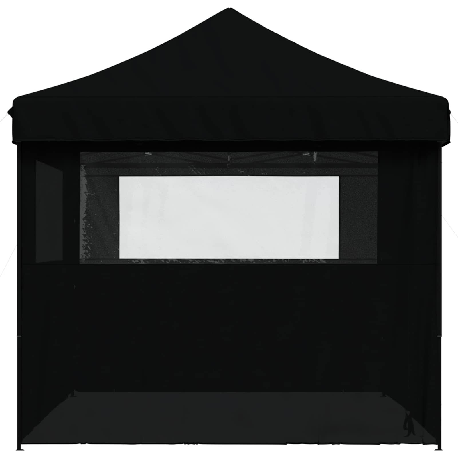 vidaXL Party Tent 292 x 440 x 315 cm Black Oxford Fabric 6
