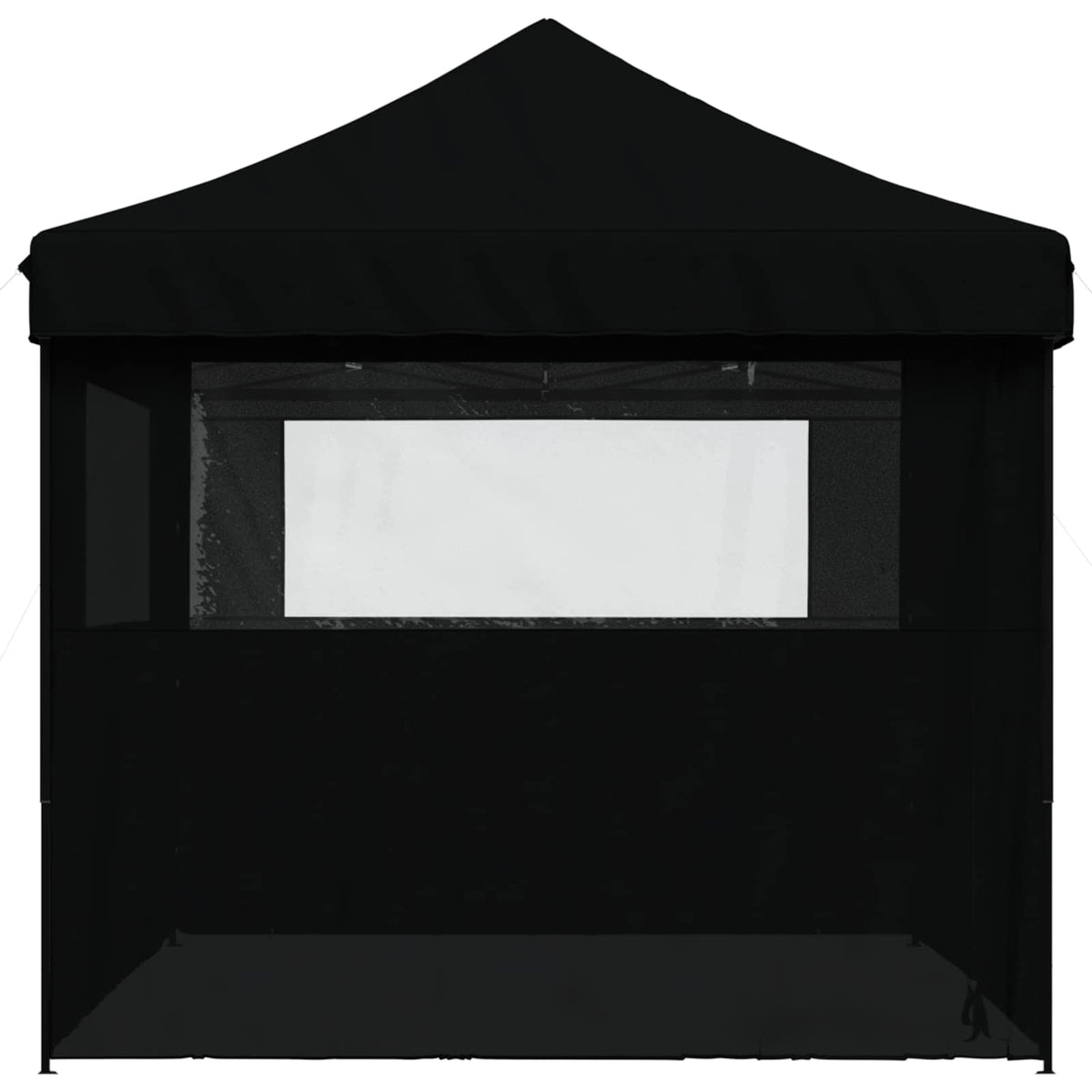 Party Tent 292 x 440 x 315 cm Oxford Fabric Yes with 4 Sidewalls Black