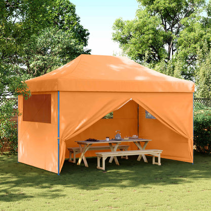 Party Tent 292 x 440 x 315 cm Oxford Fabric Yes with 4 Sidewalls Orange