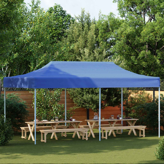 vidaXL Party Tent 291 x 580 x 315 cm Blue Oxford Fabric 1