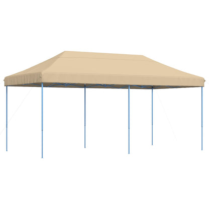 vidaXL Party Tent 292 x 580 x 315 cm Beige Oxford Fabric 2