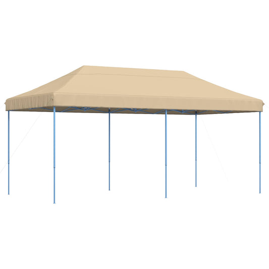 vidaXL Party Tent 292 x 580 x 315 cm Beige Oxford Fabric 2