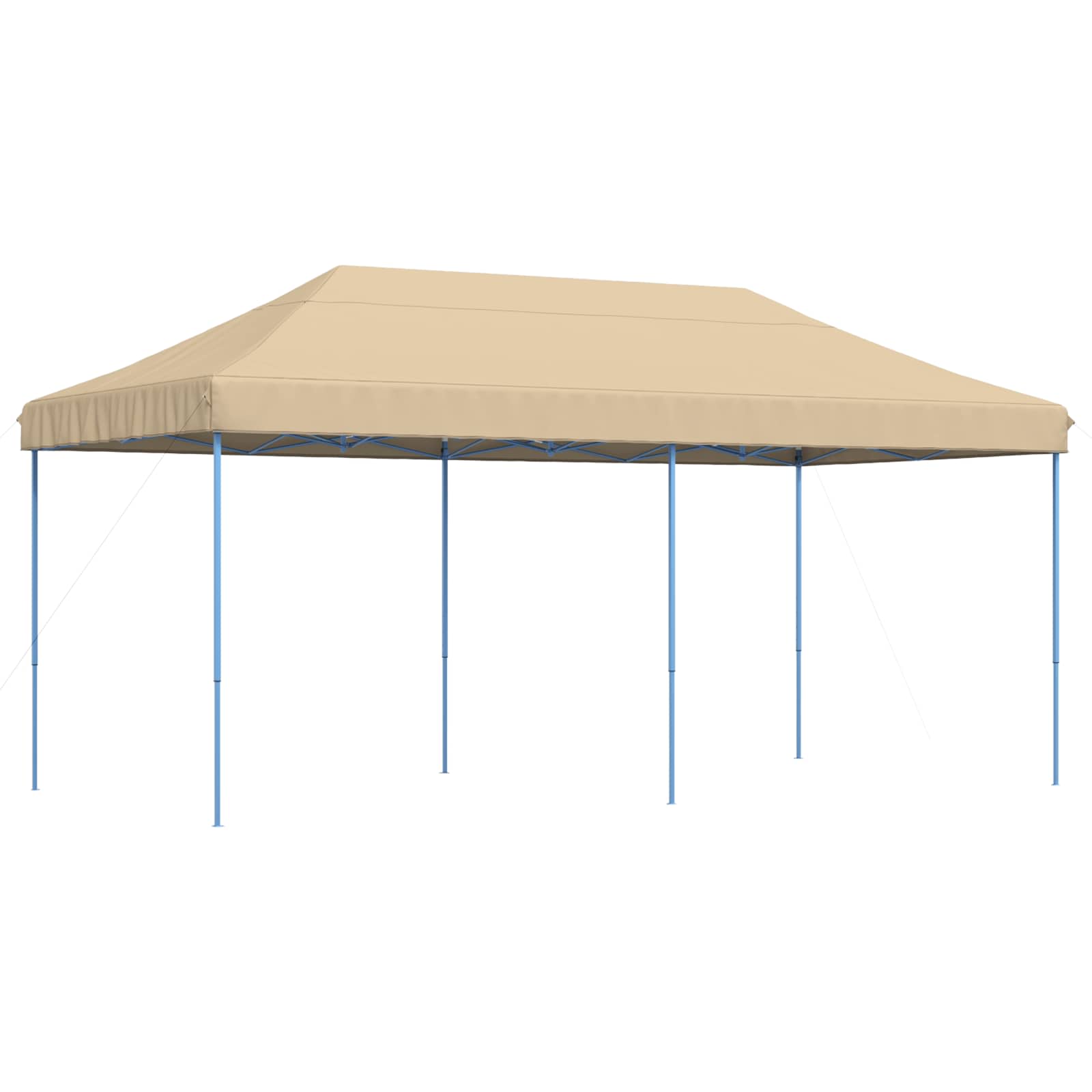 vidaXL Party Tent 292 x 580 x 315 cm Beige Oxford Fabric 6