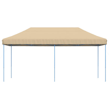 vidaXL Party Tent 292 x 580 x 315 cm Beige Oxford Fabric 3