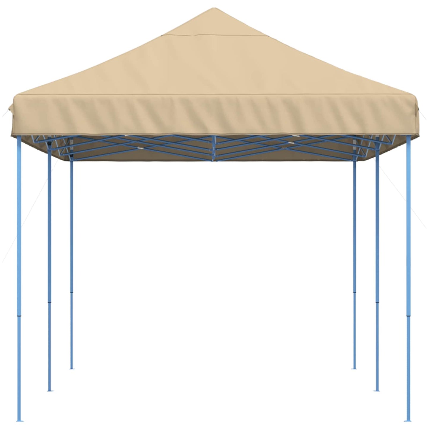 vidaXL Party Tent 292 x 580 x 315 cm Beige Oxford Fabric 5