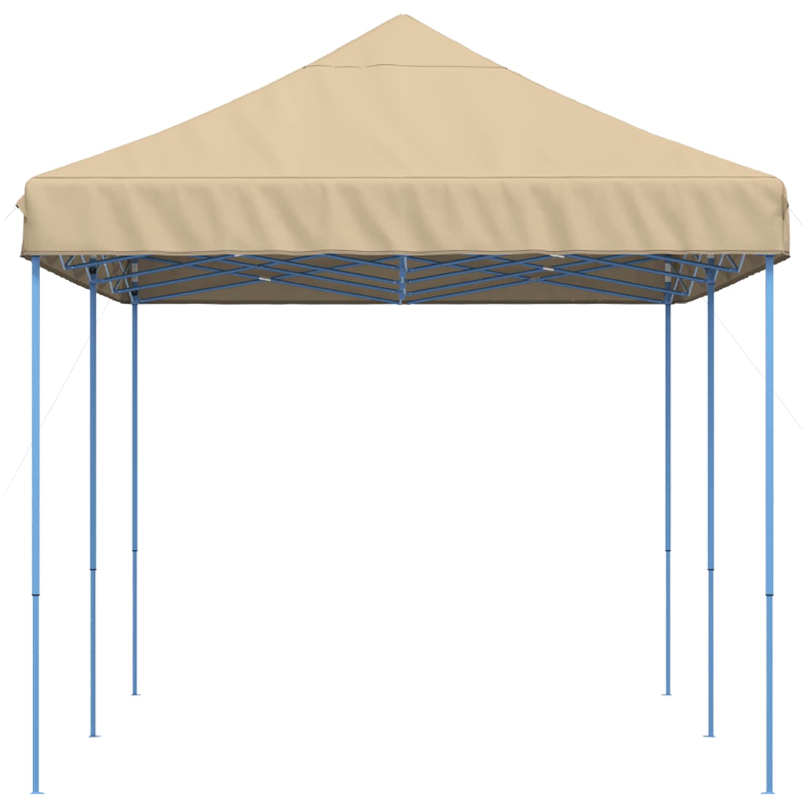 vidaXL Party Tent 292 x 580 x 315 cm Beige Oxford Fabric 5