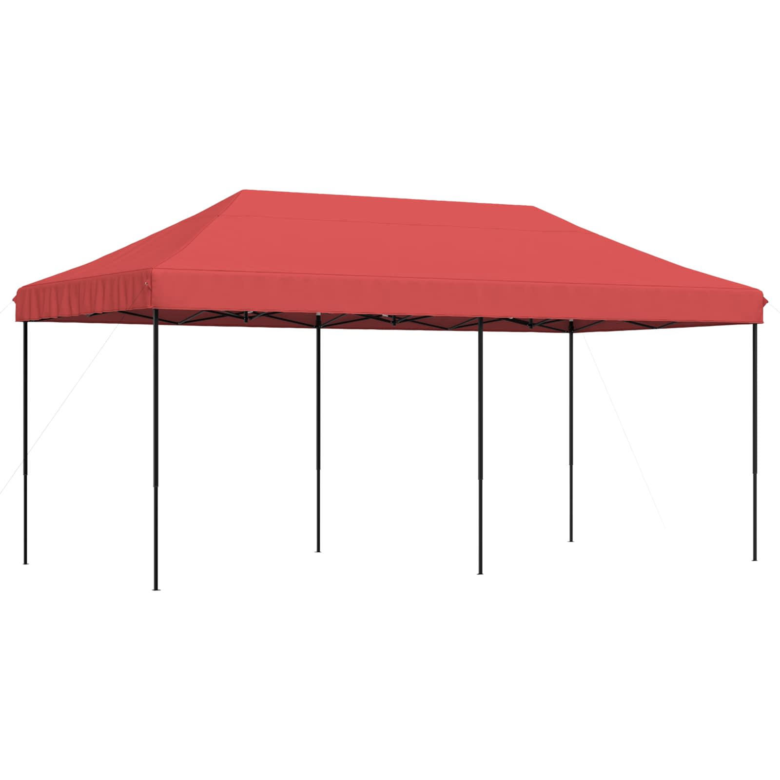 vidaXL Party Tent 292 x 580 x 315 cm Burgundy Oxford Fabric 2