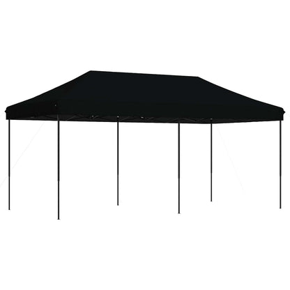 vidaXL Party Tent 292 x 580 x 315 cm Black Oxford Fabric 2