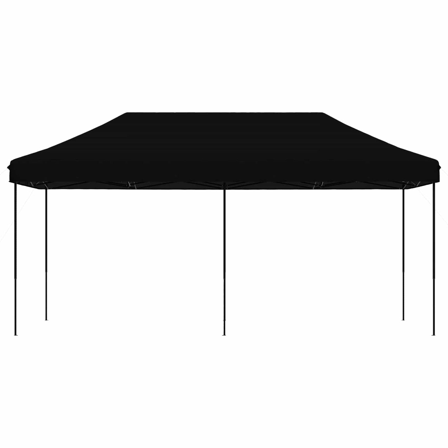 vidaXL Party Tent 292 x 580 x 315 cm Black Oxford Fabric 3