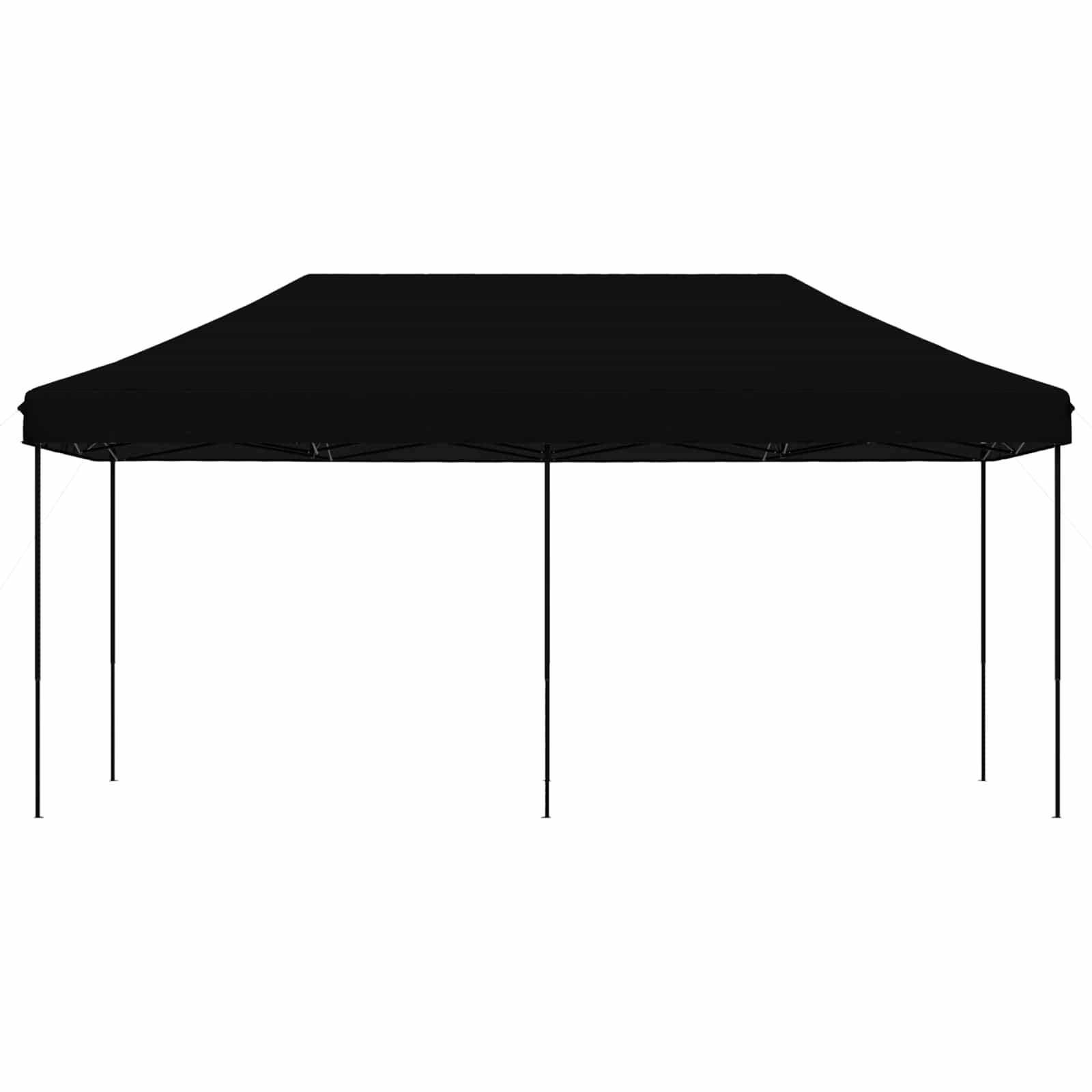 vidaXL Party Tent 292 x 580 x 315 cm Black Oxford Fabric 3