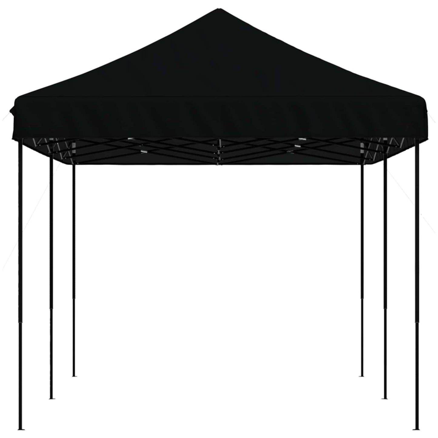 vidaXL Party Tent 292 x 580 x 315 cm Black Oxford Fabric 5