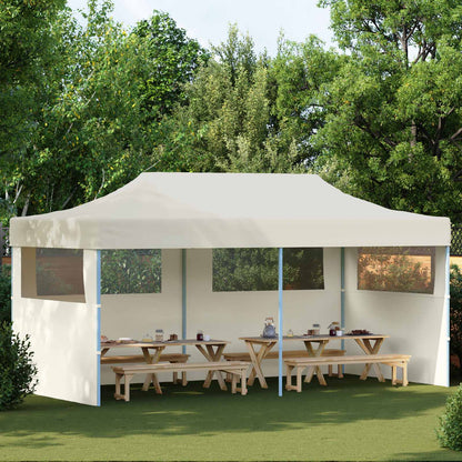 vidaXL Party Tent 291 x 580 x 315 cm Cream Oxford Fabric 1