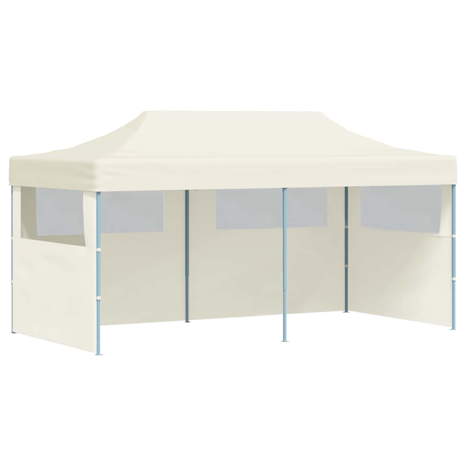 vidaXL Party Tent 291 x 580 x 315 cm Cream Oxford Fabric 2