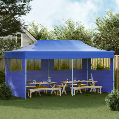 vidaXL Party Tent 291 x 580 x 315 cm Blue Oxford Fabric 3