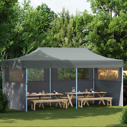 vidaXL Party Tent 291 x 580 x 315 cm Anthracite Oxford Fabric 1