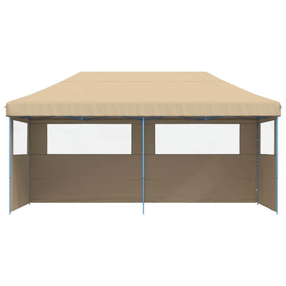 vidaXL Party Tent 292 x 580 x 315 cm Beige Oxford Fabric 3