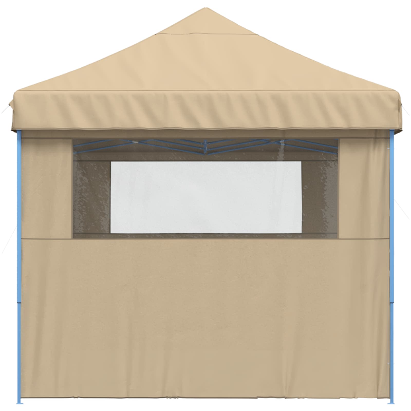 vidaXL Party Tent 292 x 580 x 315 cm Beige Oxford Fabric 5