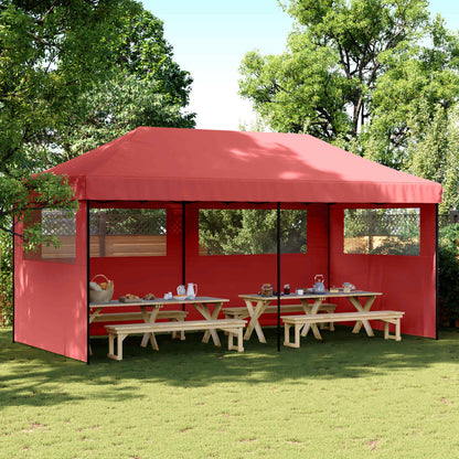 vidaXL Party Tent 292 x 580 x 315 cm Burgundy Oxford Fabric 1