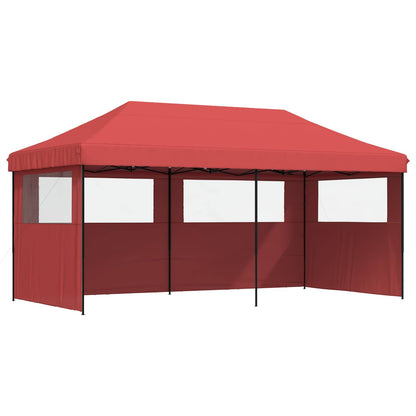 vidaXL Party Tent 292 x 580 x 315 cm Burgundy Oxford Fabric 2