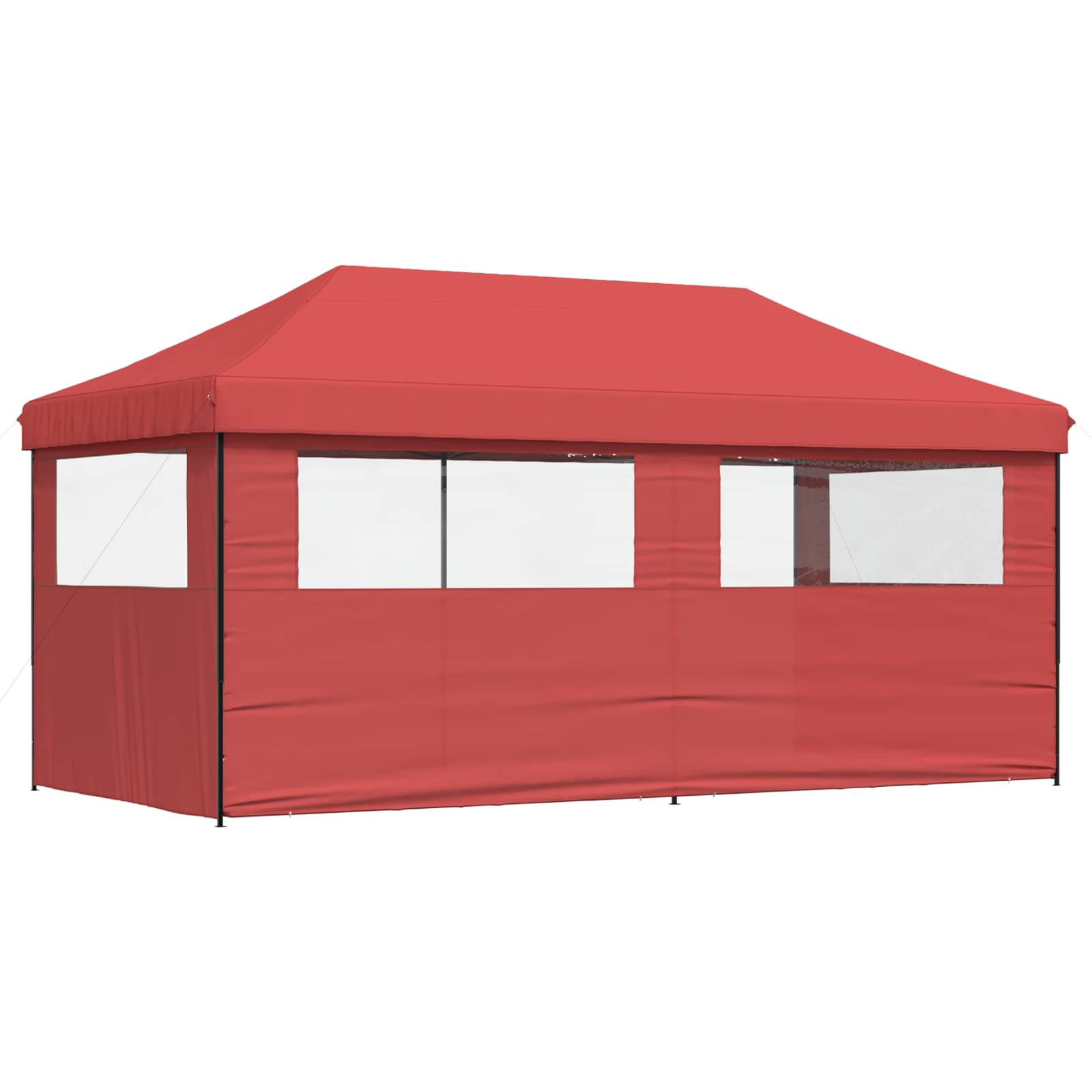 vidaXL Party Tent 292 x 580 x 315 cm Burgundy Oxford Fabric 6