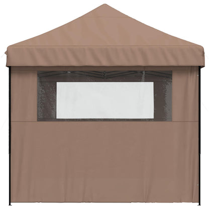 vidaXL Party Tent 292 x 580 x 315 cm Brown Oxford Fabric 5