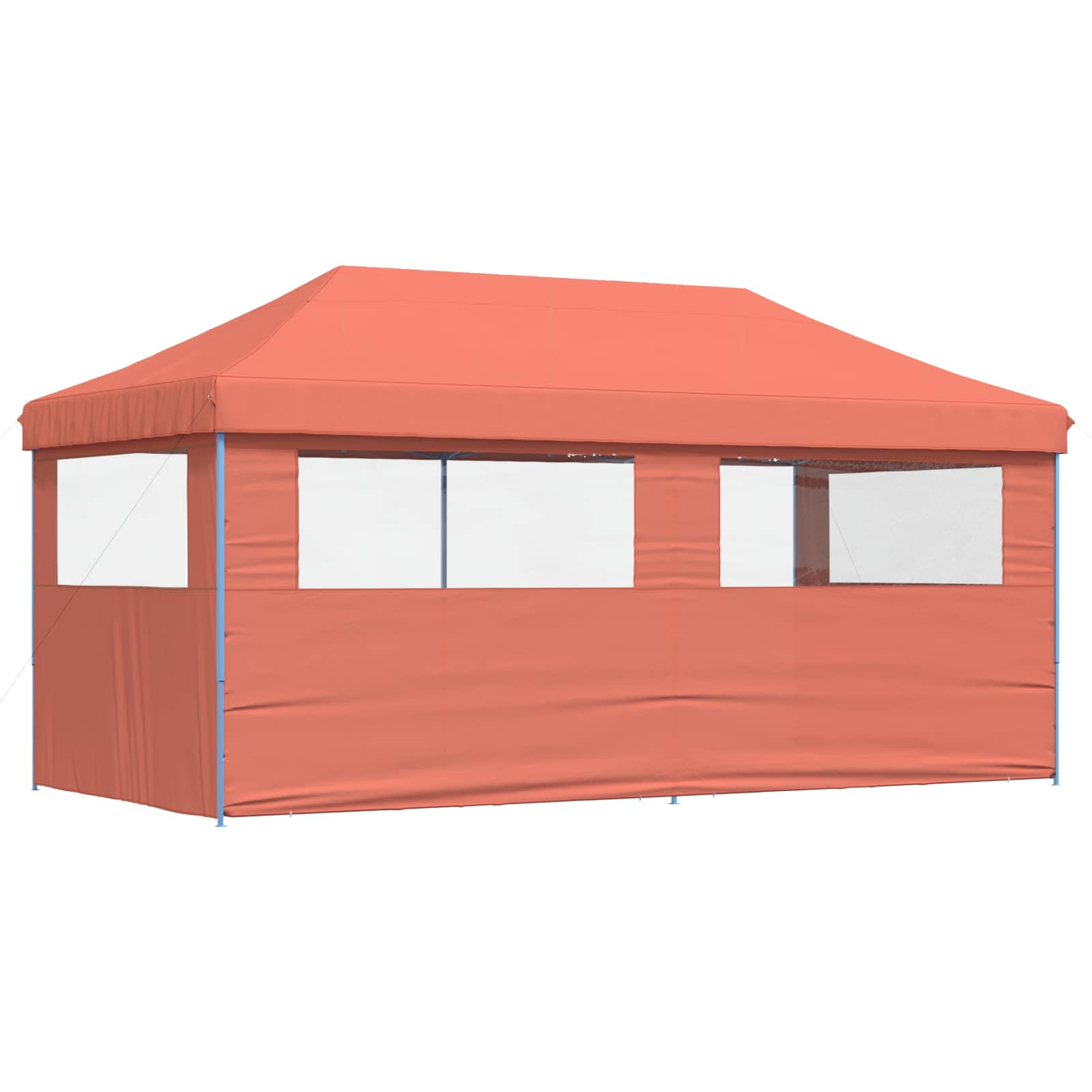 vidaXL Party Tent 292 x 580 x 315 cm Terracotta Oxford Fabric 6