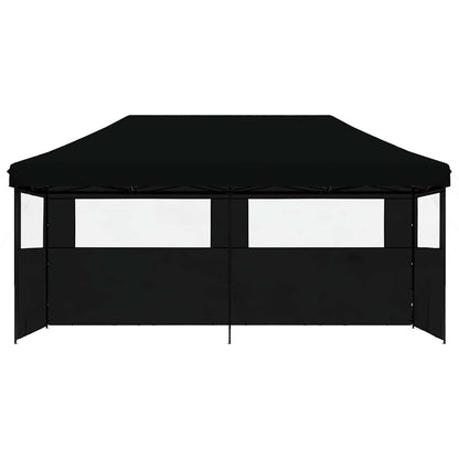 vidaXL Party Tent 292 x 580 x 315 cm Black Oxford Fabric 3