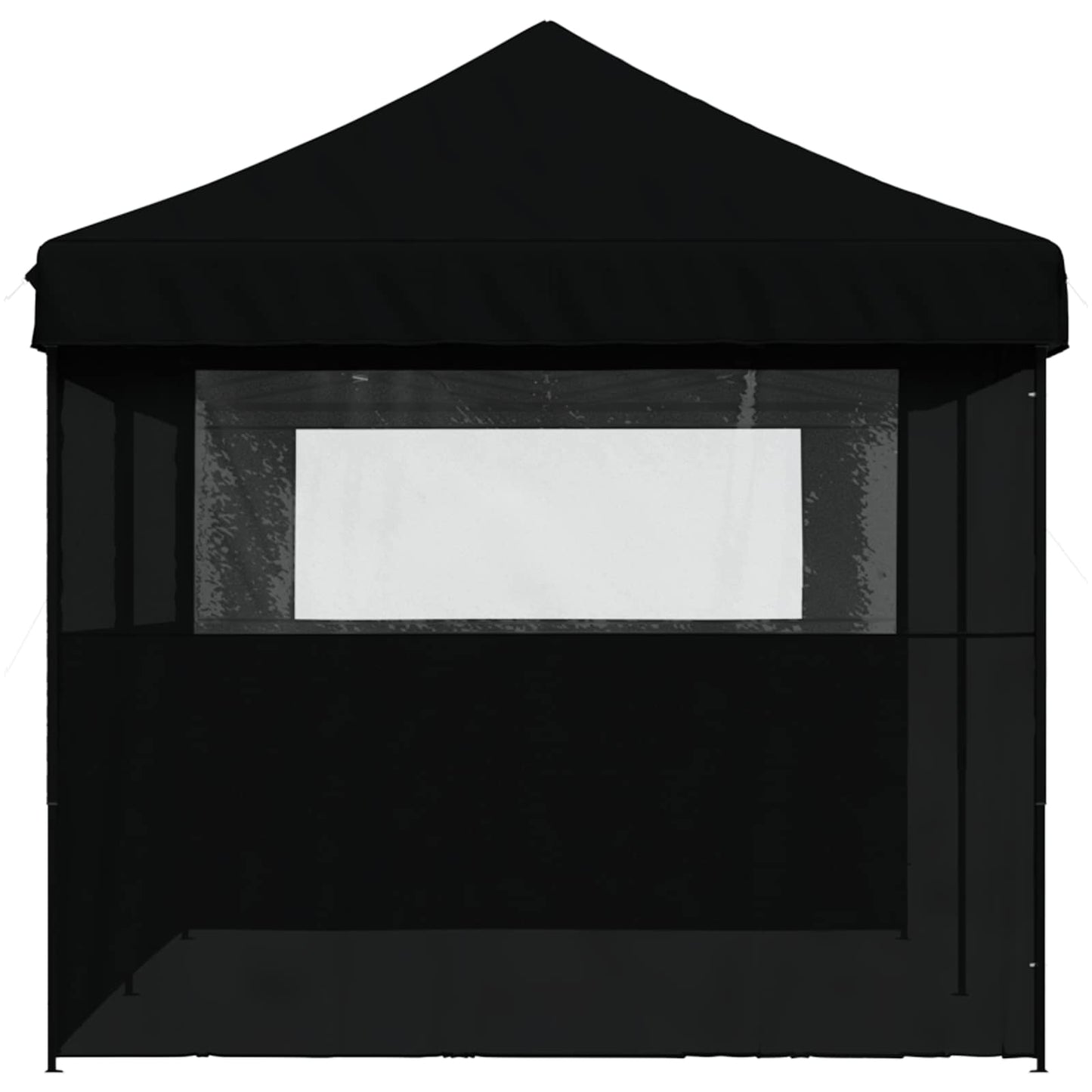 vidaXL Party Tent 292 x 580 x 315 cm Black Oxford Fabric 5