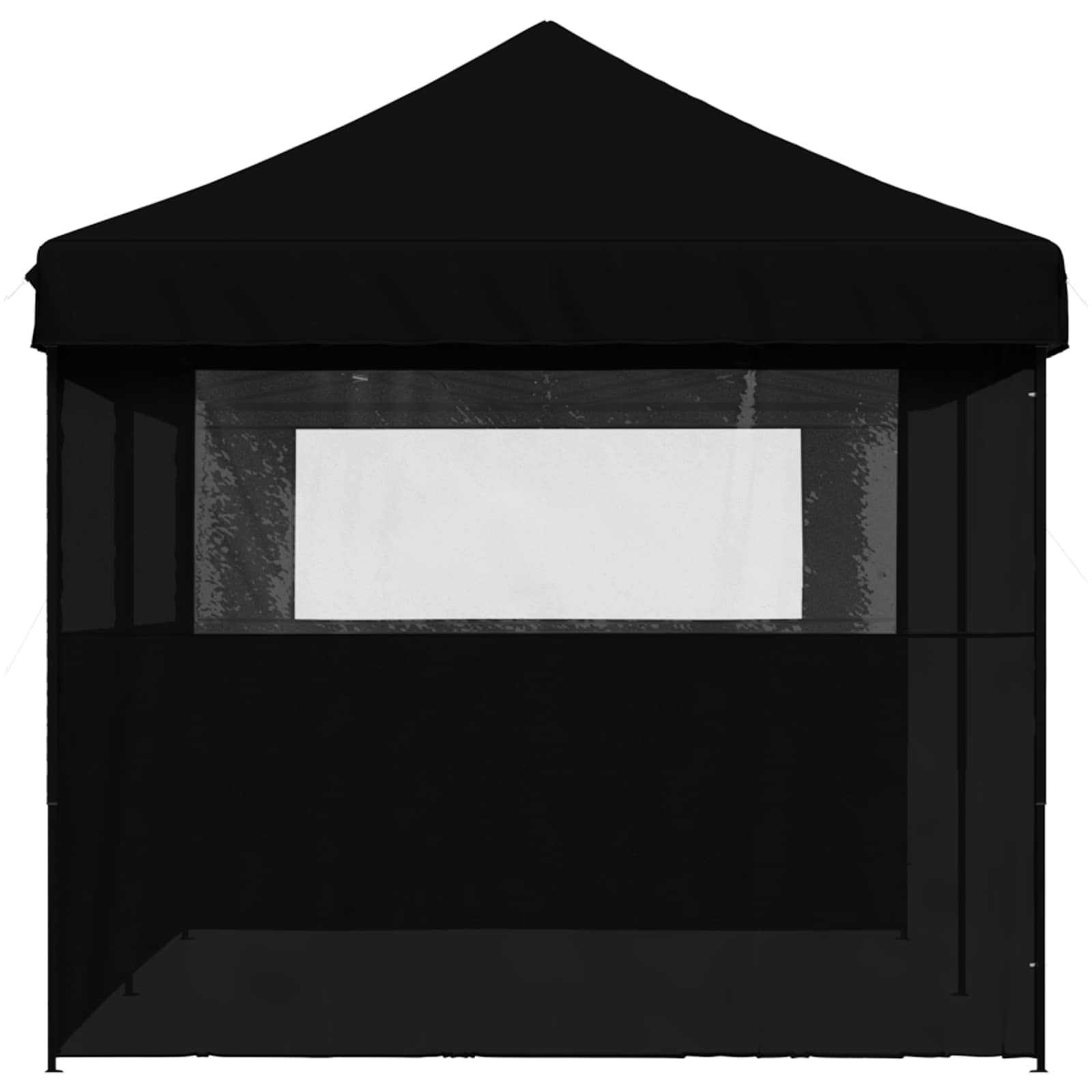 vidaXL Party Tent 292 x 580 x 315 cm Black Oxford Fabric 5