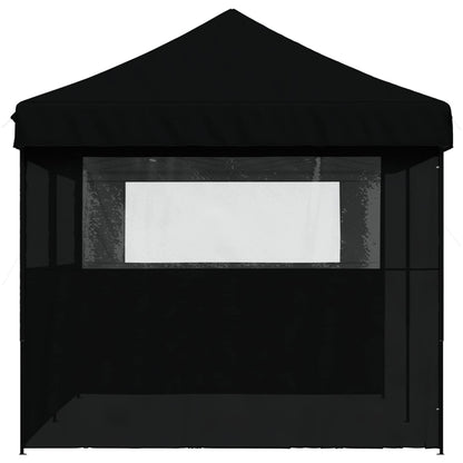 vidaXL Party Tent 292 x 580 x 315 cm Black Oxford Fabric 5