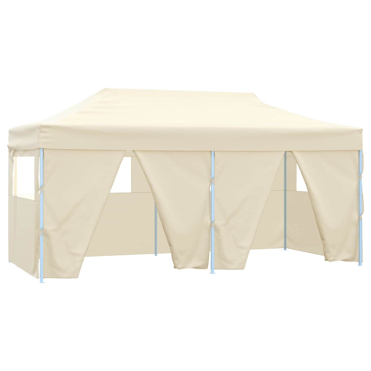 vidaXL Party Tent 291 x 580 x 315 cm Cream Oxford Fabric 1
