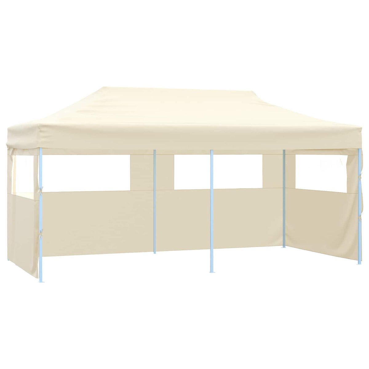 vidaXL Party Tent 291 x 580 x 315 cm Cream Oxford Fabric 2