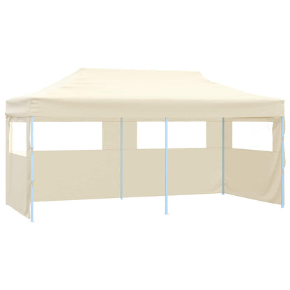 vidaXL Party Tent 291 x 580 x 315 cm Cream Oxford Fabric 2