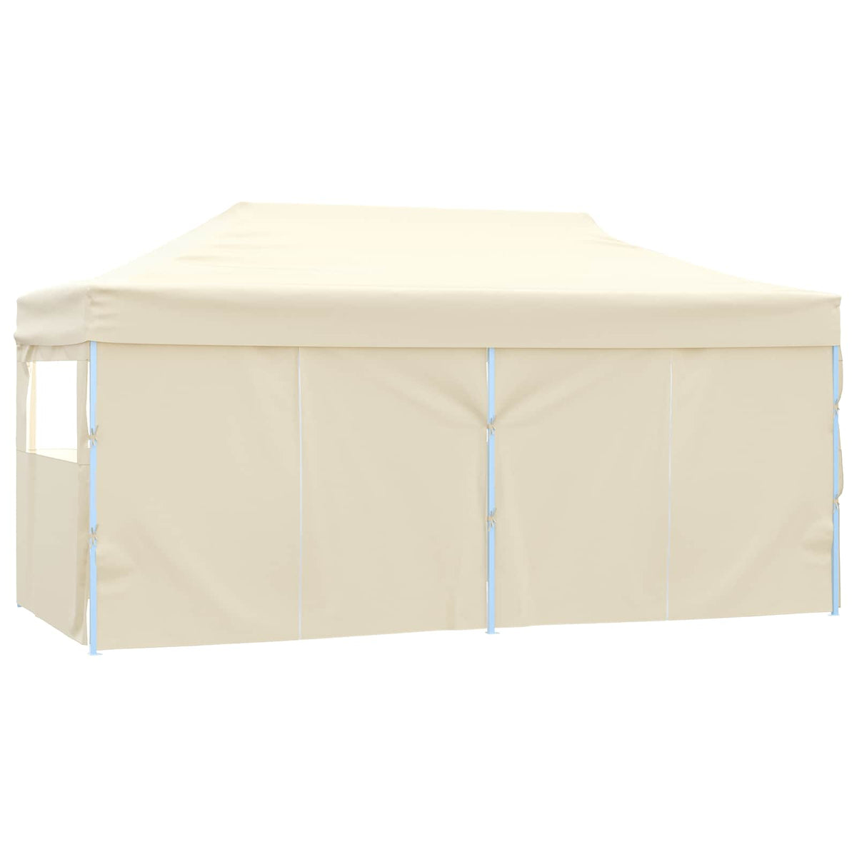vidaXL Party Tent 291 x 580 x 315 cm Cream Oxford Fabric 3