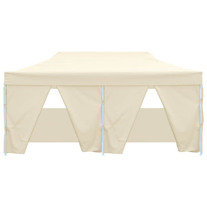 vidaXL Party Tent 291 x 580 x 315 cm Cream Oxford Fabric 4
