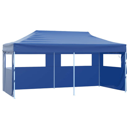 Party Tent 292 x 580 x 315 cm Oxford Fabric Yes with 4 sidewalls Blue