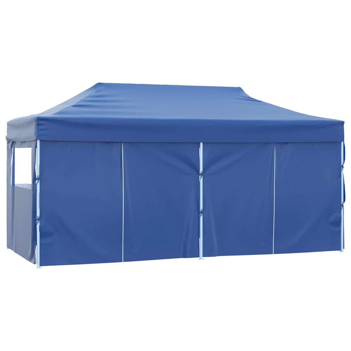 Party Tent 292 x 580 x 315 cm Oxford Fabric Yes with 4 sidewalls Blue
