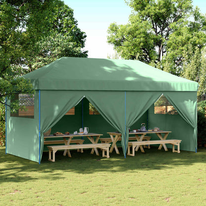 vidaXL Party Tent 292 x 580 x 315 cm Green Oxford Fabric 1